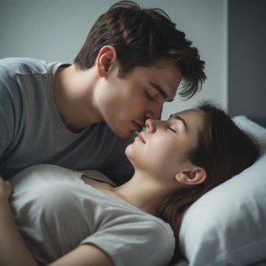 Шлю поцелуй тебе во сне!