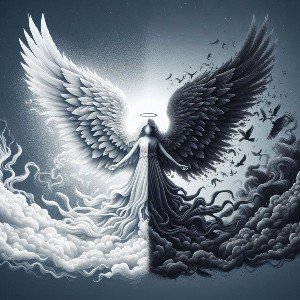 Белый Ангел света-Чёрный Ангел Тьмы