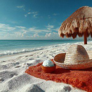 Красное парео