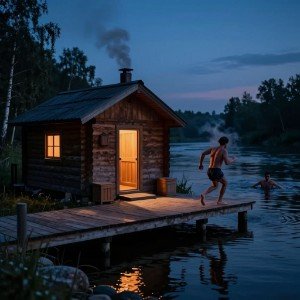 Затопим баньку друг