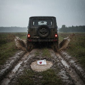 Открытка в колее