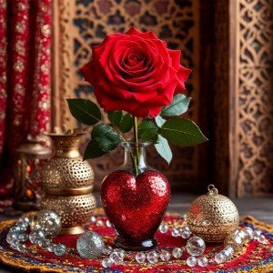 وردة بلاستيكية (стихи @Oceania, перевод на арабский @Золтан)