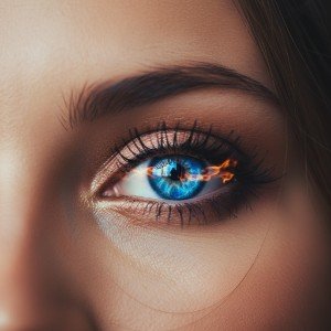 Твои глазки — два огня