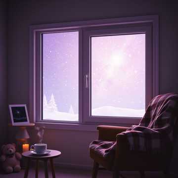 Январский снег