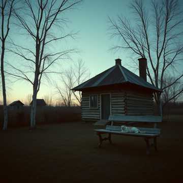 Мать старушка.