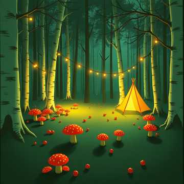 Шишки, ягоды, грибочки