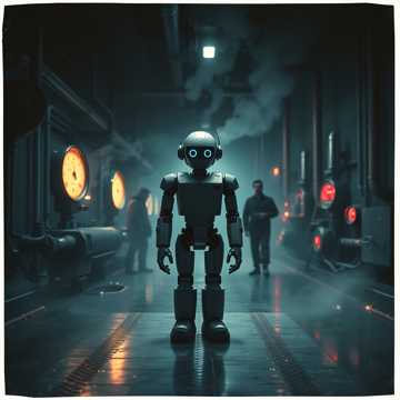 Лёня на заводе