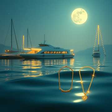 Moonlit Marina