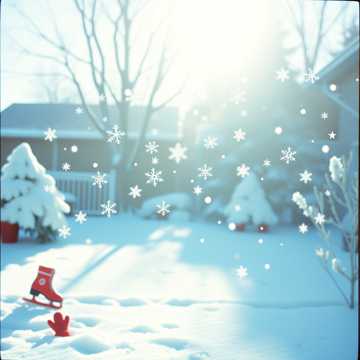 **Весёлая песенка про снежинки**