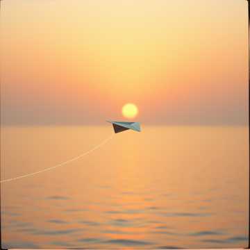 Бумажный самолётик.