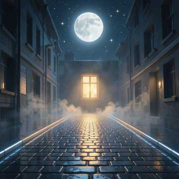 Лунная мостовая.