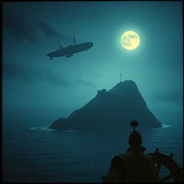 Воздушный корабль. Перевод Лермонтов.