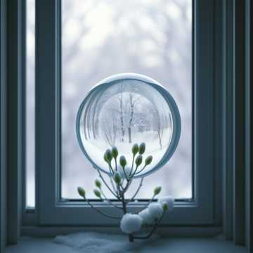 Снег весной)