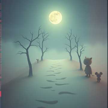 Светит луна