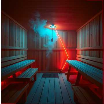 В бане