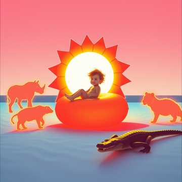 Я на солнышке лежу