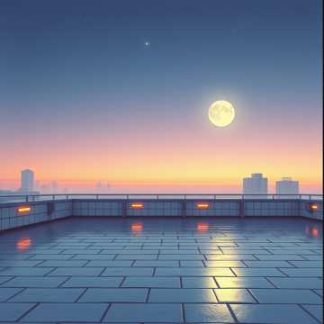 Лунный свет.