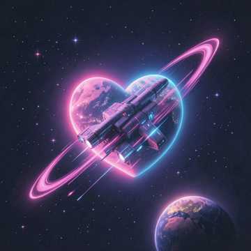 Космический поцелуй. (Edit)