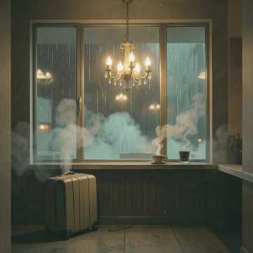 Наталья в полумраке