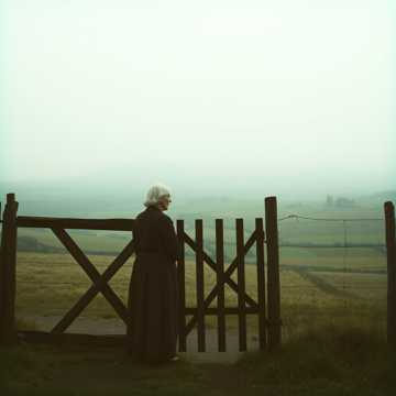 Сидит старушка