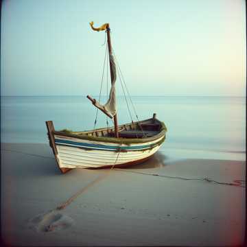 Старый баркас