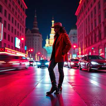 Лакированные штиблеты и красный пиджак