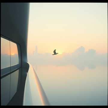 Между небом и землёй.