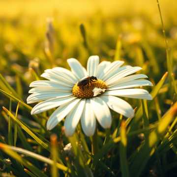 Ромашка и букашка