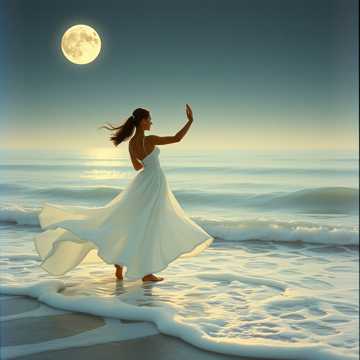 Лунное танго у моря