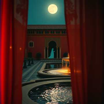 La leyenda de la Rosa de la Alhambra/Легенда о Розе Альгамбры, испанский вариант