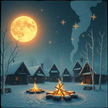 У околицы масленница