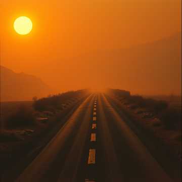 Лентой кружится дорога