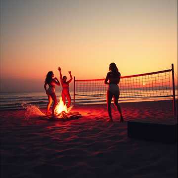 Лето на пляже