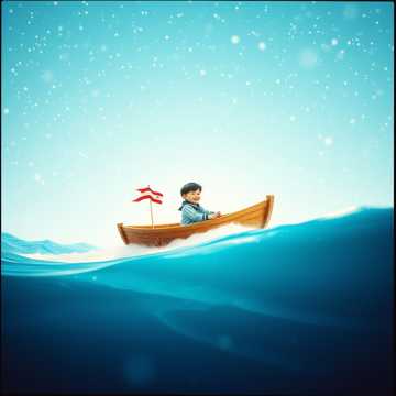 Белые снежинки