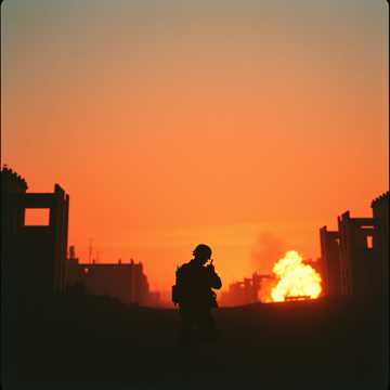 Стихли взрывы