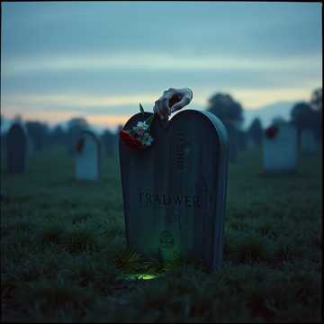 Катилась слеза.