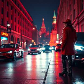 Лакированные штиблеты и красный пиджак