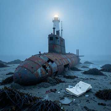 Погибшая подлодка.