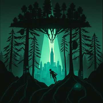 Древний реликтовый лес.