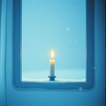 Любовь, как зажжённая свечка