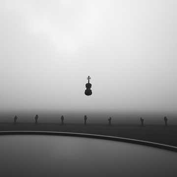 Облака над полем