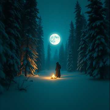 Новогодний лес колдунов