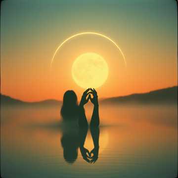 Как на небе ночном луна