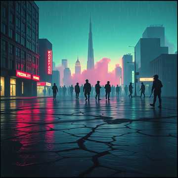 Город в дыму