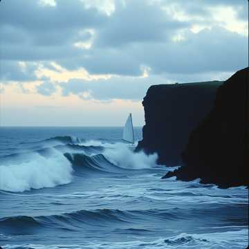 Волна и ветер