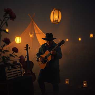 Роза в волосах