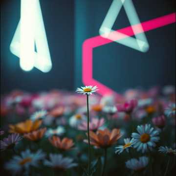 Цветок-ромашка