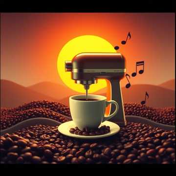 O café flui através de nós