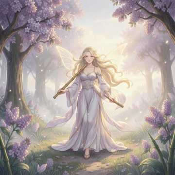 Дева сиреневой рощи