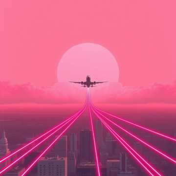 Розовое небо